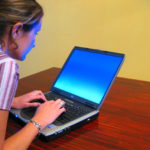 woman at computer