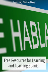 Sign written in Spanish - Free Resources for Learning and Teaching Spanish
