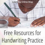 Free Resources for Handwriting Practice
