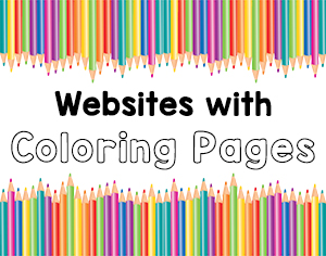 Websites with Coloring Pages