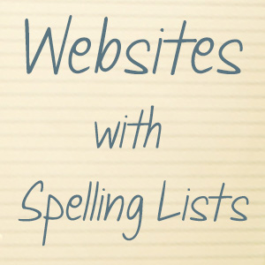 Websites with Spelling Lists