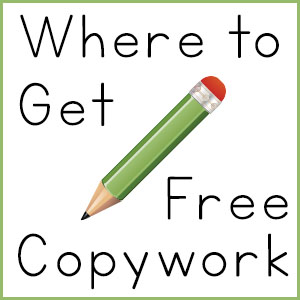 Where to Get Free Copywork