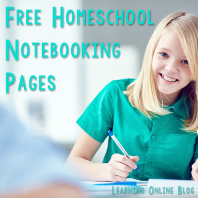 Free Homeschool Notebooking Pages