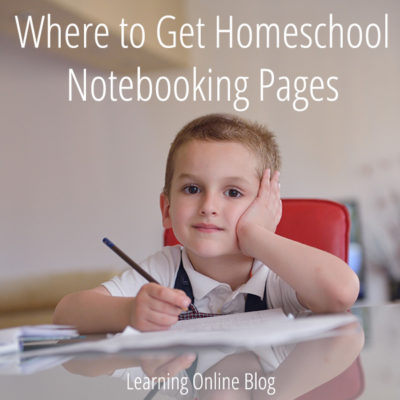 Where to Get Homeschool Notebooking Pages