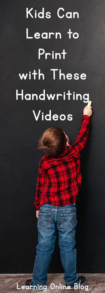 Kids Can Learn to Print with These Handwriting Videos
