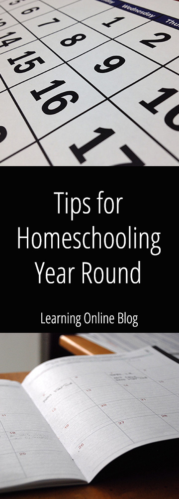 Tips for Homeschooling Year Round
