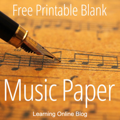 Free Printable Blank Music Paper