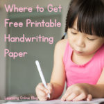 Where to Get Free Printable Handwriting Paper