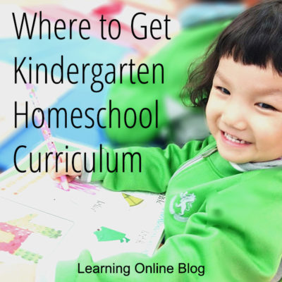 Where to Get Kindergarten Homeschool Curriculum
