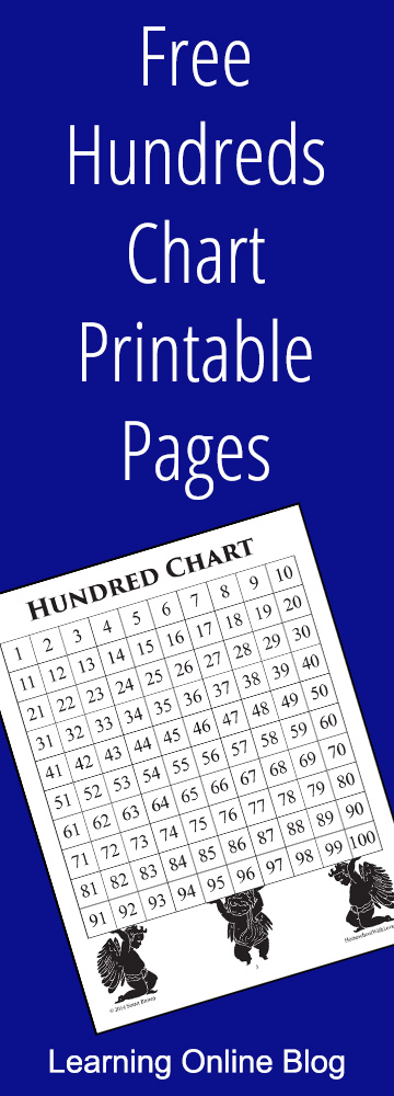 Free Hundreds Chart Printable Pages