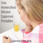 Free Homeschool Mission Statement Printables