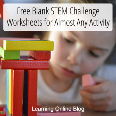 Free Blank STEM Challenge Worksheets for Almost Any Activity