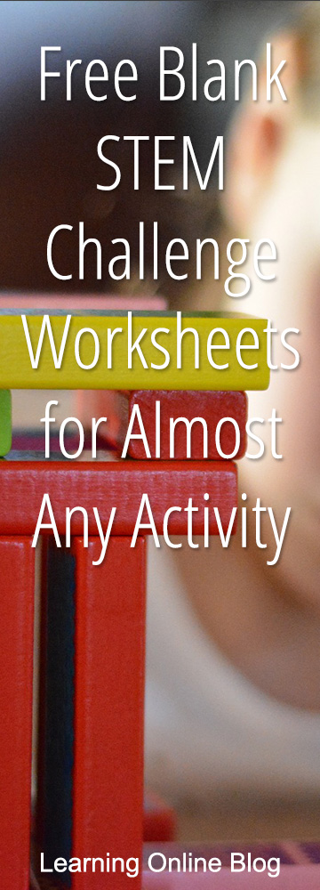 Free Blank STEM Challenge Worksheets for Almost Any Activity