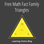 Free Math Fact Family Triangles