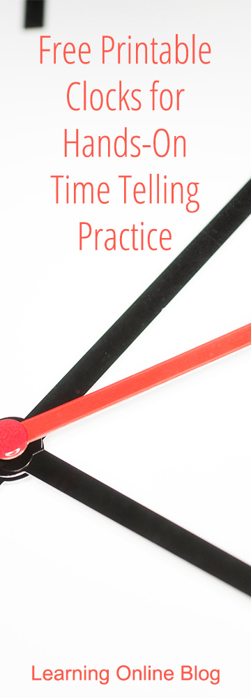 Free Printable Clocks for Hands-On Time Telling Practice