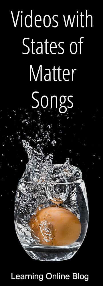 These states of matter songs can help your kids learn about solids, liquids, and gases.