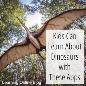 Pterosaur flying - Kids Can Learn About Dinosaurs with These Apps