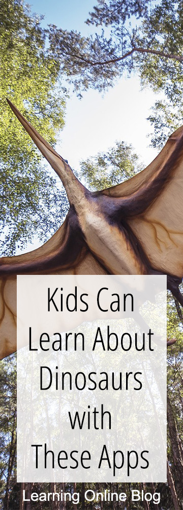 Pterosaur flying - Kids Can Learn About Dinosaurs with These Apps