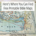 Here's Where You Can Find Free Printable Bible Maps