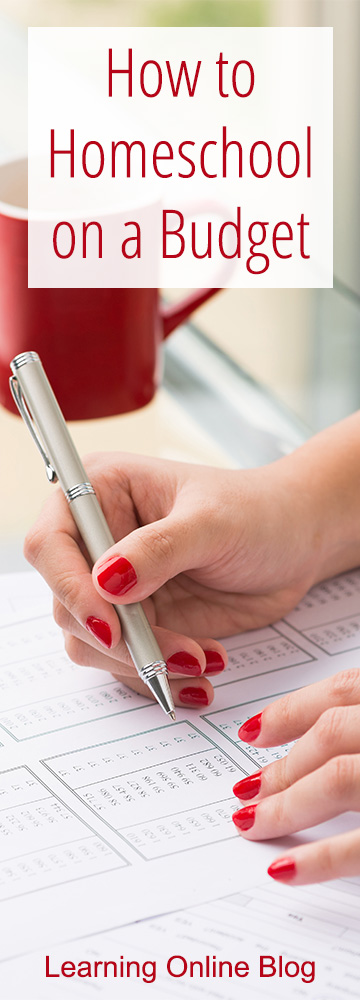 Woman writing - How to Homeschool on a Budget