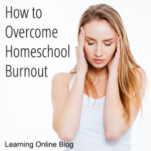Woman holding head - How to Overcome Homeschool Burnout