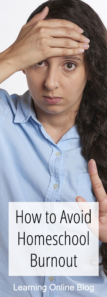 Woman with hand on head - How to Avoid Homeschool Burnout