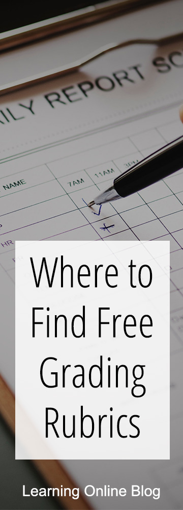 Adult writing - Where to Find Free Grading Rubrics