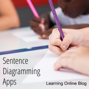 Child writing - Sentence Diagramming Apps