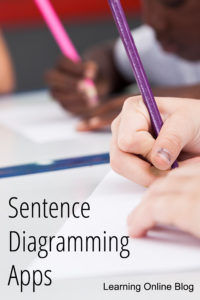 Child writing - Sentence Diagramming Apps