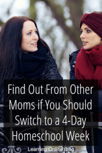 Two women talking - Find Out From Other Moms if You Should Switch to a 4-Day Homeschool Week