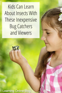 Girl holding butterfly - Kids Can Learn About Insects With These Inexpensive Bug Catchers and Viewers
