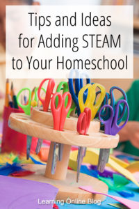 Children doing art - Tips and Ideas for Adding STEAM to Your Homeschool