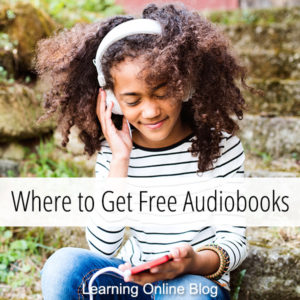 Girl listening to cell phone - Where to Get Free Audiobooks