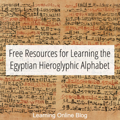 Free Resources for Learning the Egyptian Hieroglyphic Alphabet