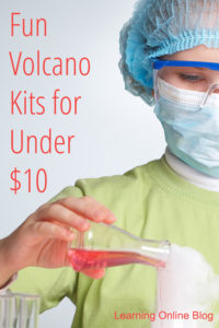 Child doing science experiment - Fun Volcano Kits for Under $10