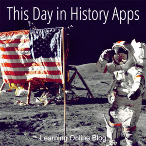 Astronaut on the moon - This Day in History Apps