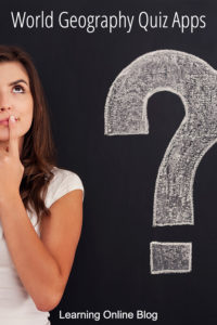 Woman thinking - World Geography Quiz Apps