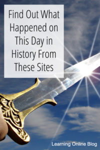 Hand holding sword - Find Out What Happened on This Day in History From These Sites