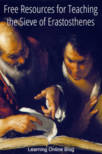 Eratosthenes and student - Free Resources for Teaching the Sieve of Erastosthenes