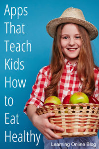 Girl holding apples - Apps That Teach Kids How to Eat Healthy