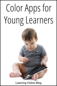 Baby using tablet - Color Apps for Young Learners