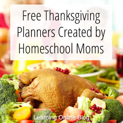 Free Thanksgiving Planners Created by Homeschool Moms