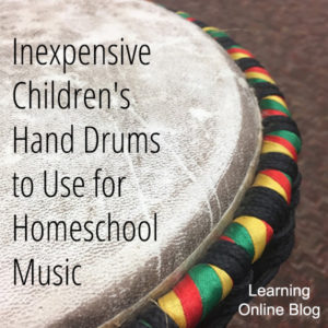 Drum - Inexpensive Children's Hand Drums to Use for Homeschool Music