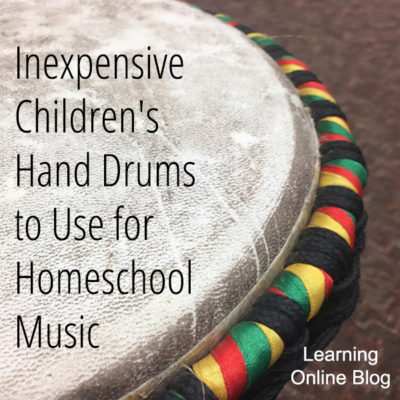 Inexpensive Children’s Hand Drums to Use for Homeschool Music