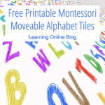 Free Printable Montessori Moveable Alphabet Tiles