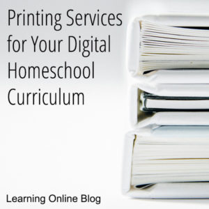 Stack of books - Printing Services for Your Digital Homeschool Curriculum