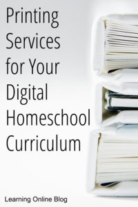 Stack of books - Printing Services for Your Digital Homeschool Curriculum