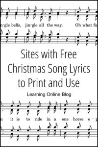Jingle Bells sheet music - Sites with Free Christmas Song Lyrics to Print and Use