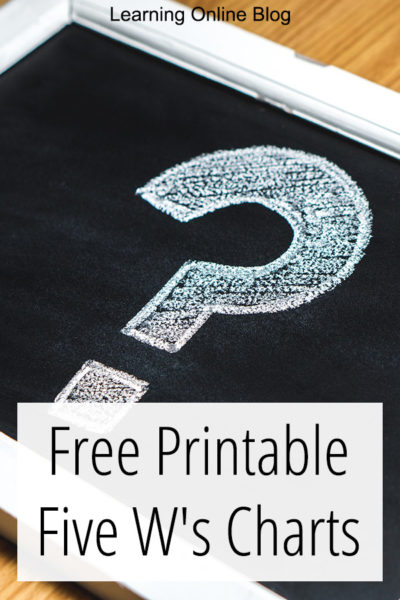 Free Printable Five W's Charts