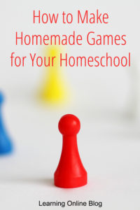 Game pieces - How to Make Homemade Games for Your Homeschool